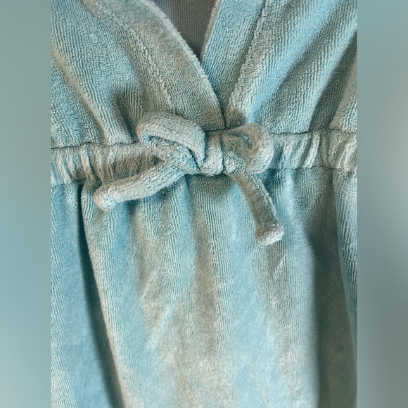 Circo Aqua Blue Hooded Over the Head Cover Up, Baby Girl Size 18months - Picture 2 of 6